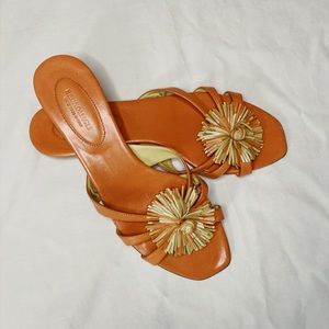 Brunomagli slip on pom pom sandals